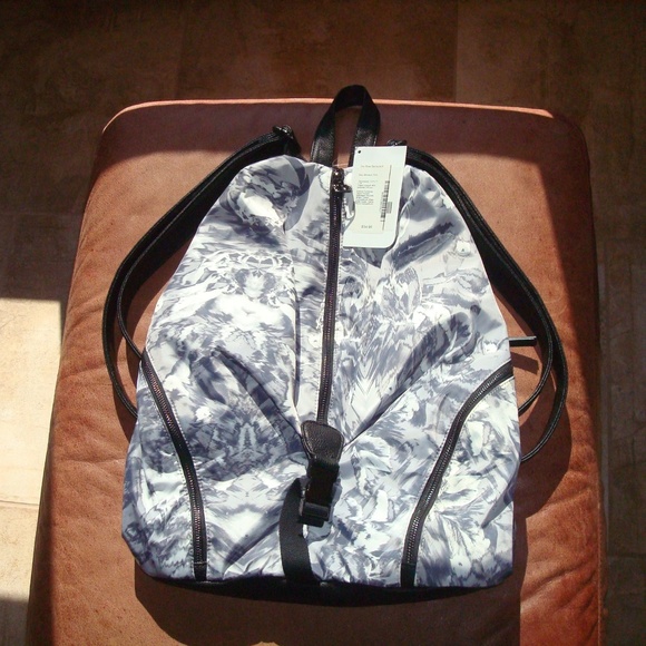 Fabletics Handbags - Fabletics Backpack - Black and White NWT